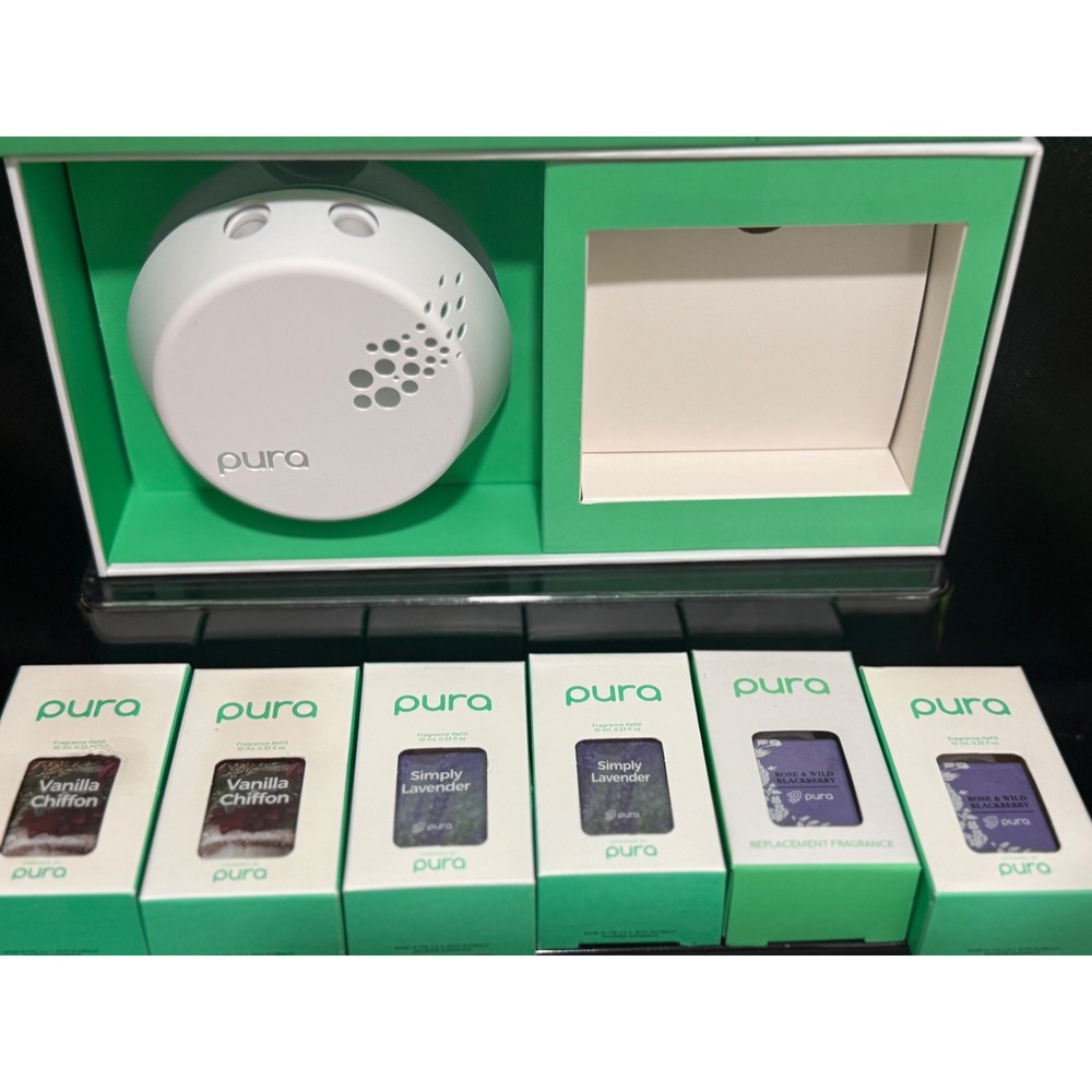 Pura Smart Fragrance Device with Vanilla Chiffon Simply Lavender & Blackberry - Picture 3 of 4